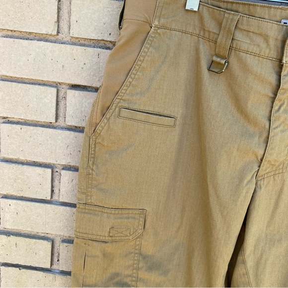 5.11 Tactical Pants Mens Size 38X 30 Brown Khaki Cargo‎ Ripstop Pants Workwear - Picture 2 of 6